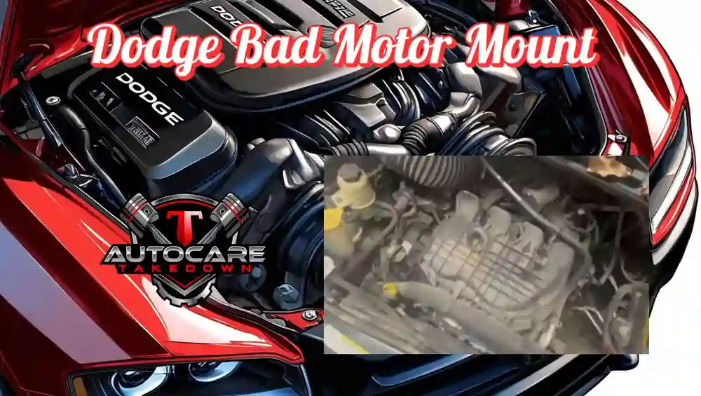 feature image for blog post about motor mount replacement on a dodge at T Autocare Takedown auto repair in Broken Arrow