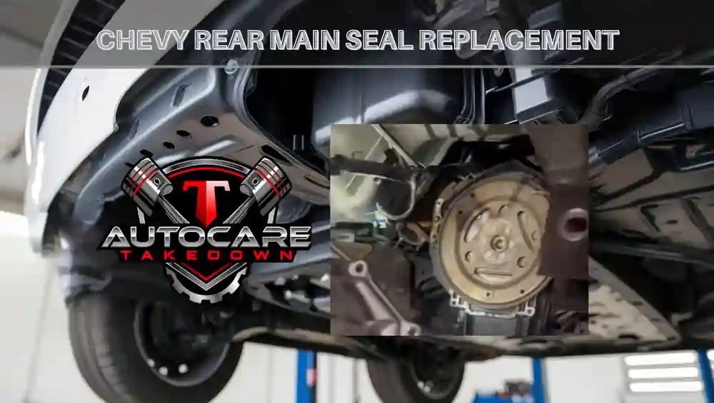 featured image for blog post about rear main seal replacement on a chevy truck at t autocare takedown auto repair