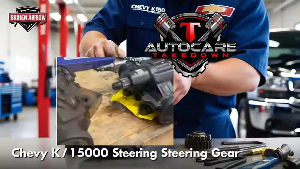 feature image for chevy steering gear replacement blog post