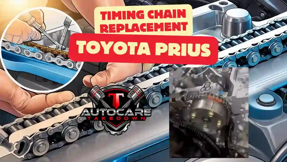 featured image for blog post about timing chain replacement on a Toyota Prius at T Autocare Takedown auto repair in Broken Arrow