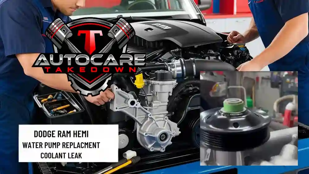 decorative image for dodge truck water pump replacement blog post