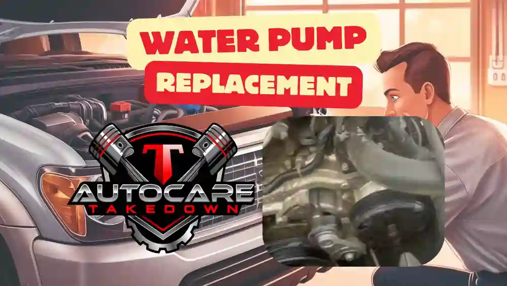 featured image for water pump replacement blog post for T Autocare Takedown